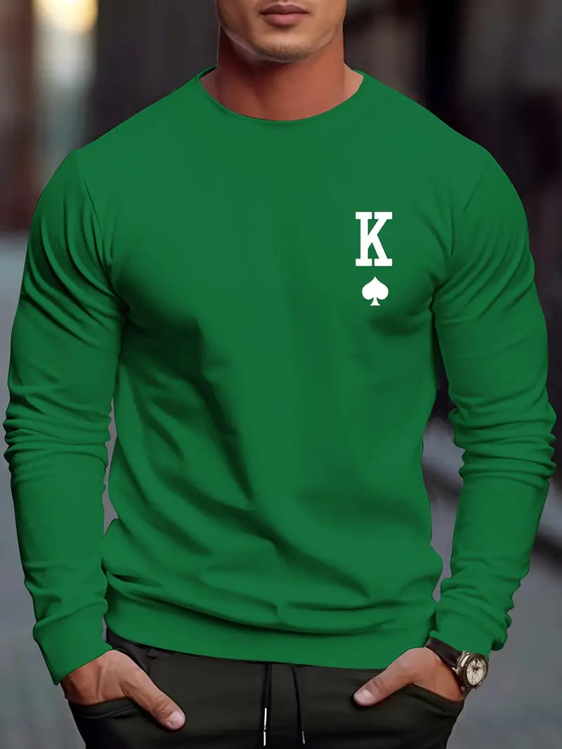 Klassischer Herren Pullover Rundhals Ausgezeichnete Qualität
