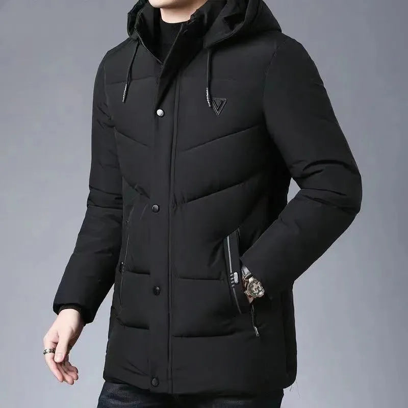 Bequeme Herrenjacke Baumwolle Polsterung - IdealeKleiden