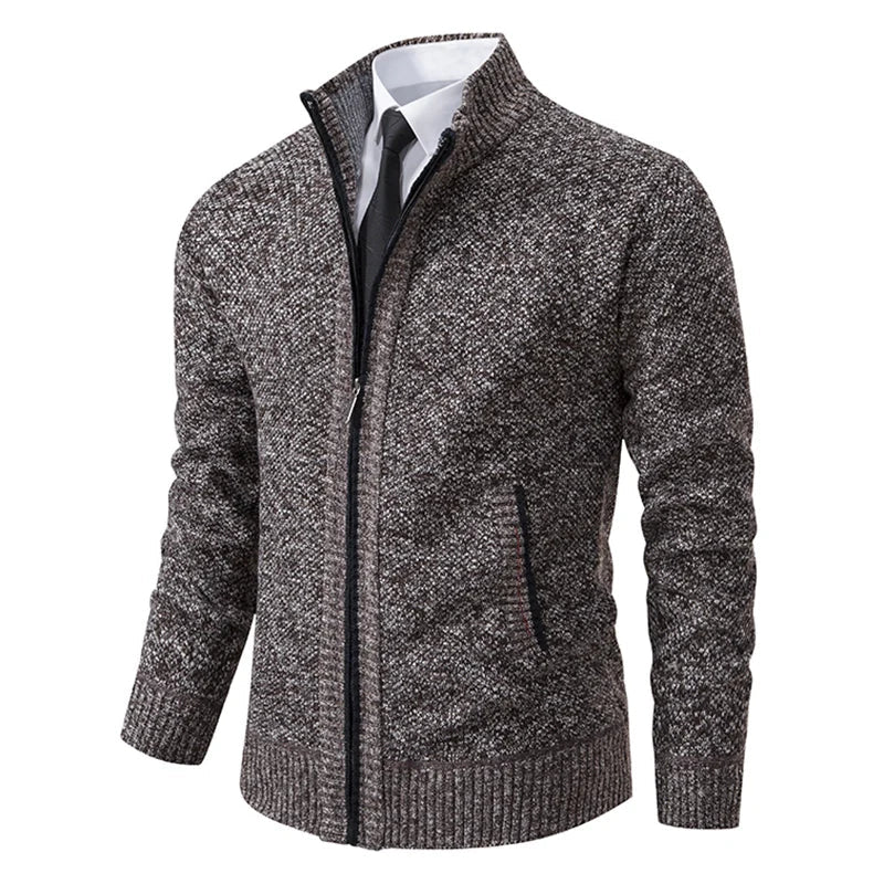 Stilvoller Strickpullover Männer Warm