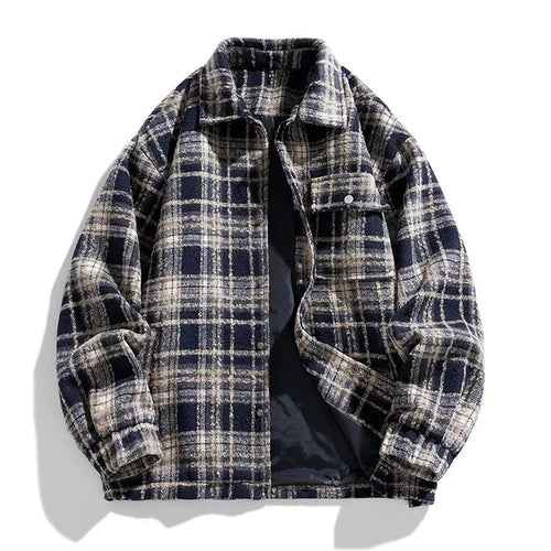 Herren Flanelljacke Warm Fleece