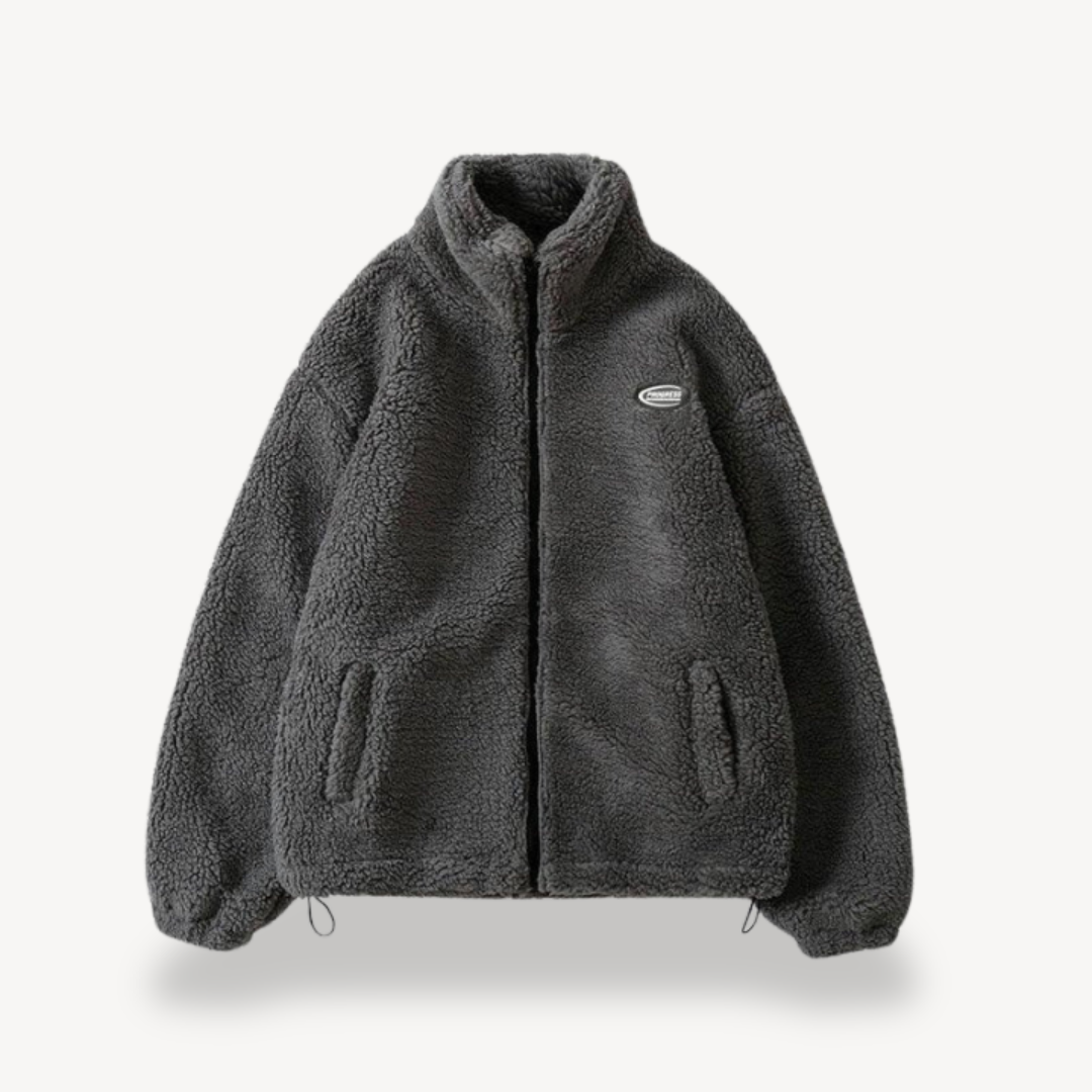Damen Fleece Jacke Weich Warm Zip