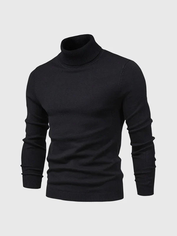 Eleganter Rollkragenpullover Feinstrick Qualität