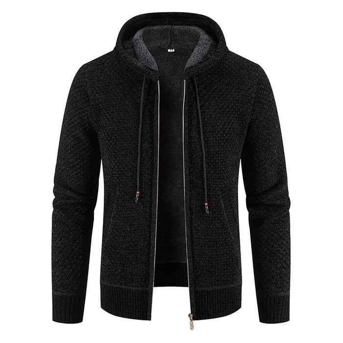 Herren Hoodie Sportlich Grau