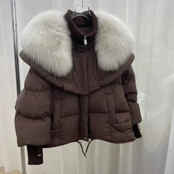 Elegante Winterjacke Damen Schlicht Stilvoll