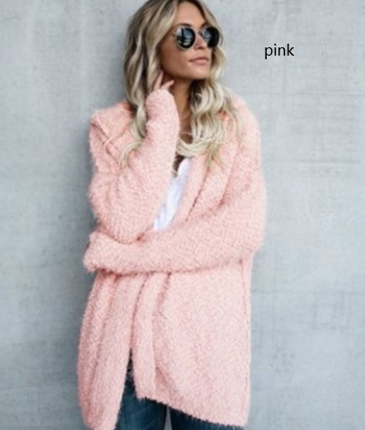 Kapuzenjacke Damen Modern Strick