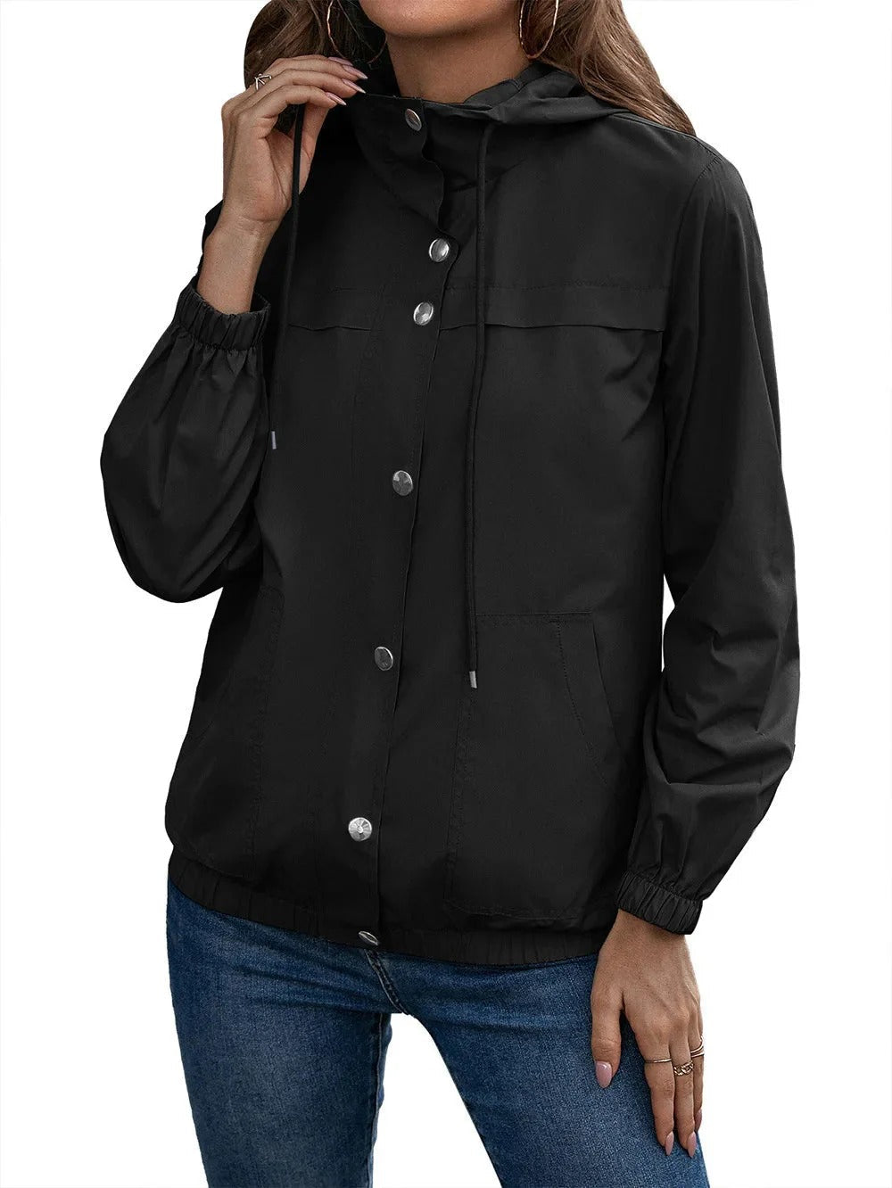 Frauen Kapuzenjacke Herbst Winter