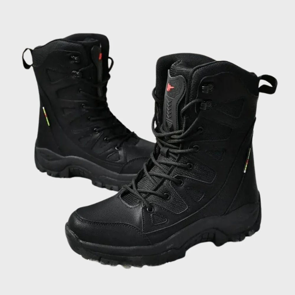 Wanderschuhe Hoch Leder Mesh Stabil und Komfortabel