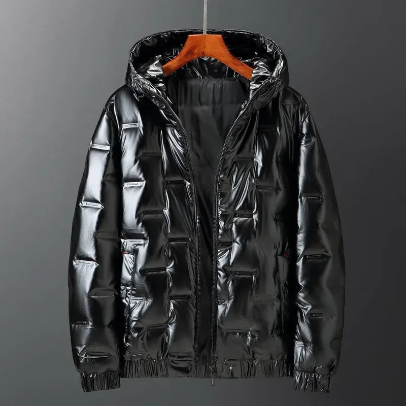Warme Daunenjacke Damen Elegant Wasserfest