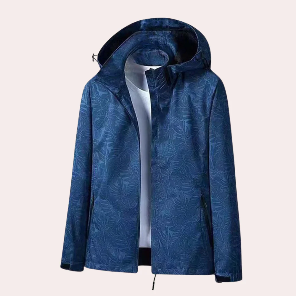 Leichtgewicht Jacke Sportlich Passform Reißverschluss Taschen