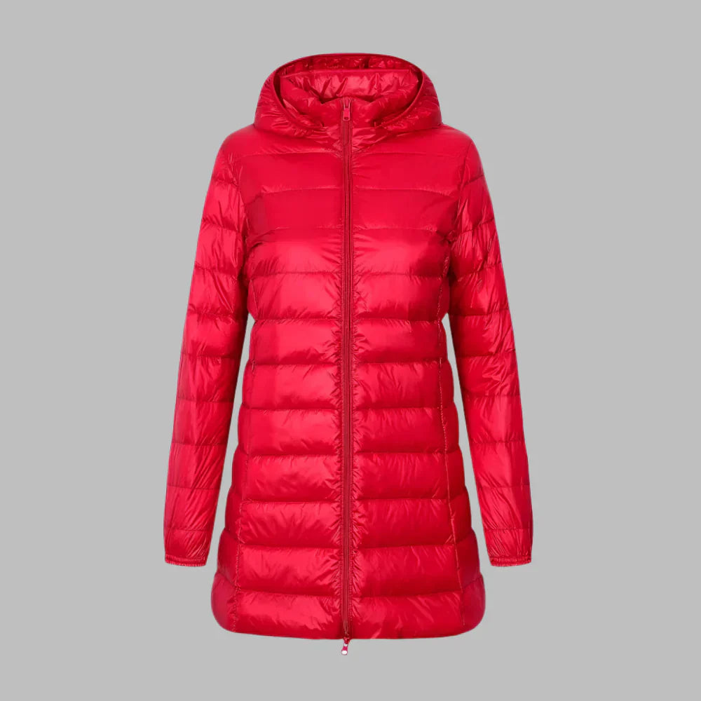Wasserabweisende Steppjacke Mit Kapuze Kurz