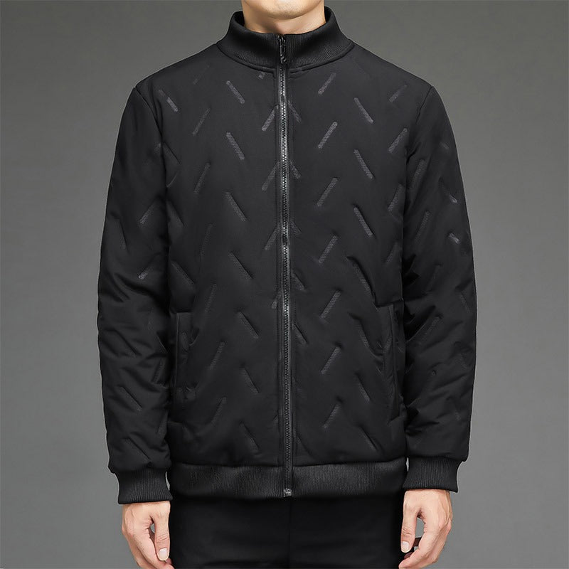 Modische Winterjacke Stehkragen Synthetik Fleece