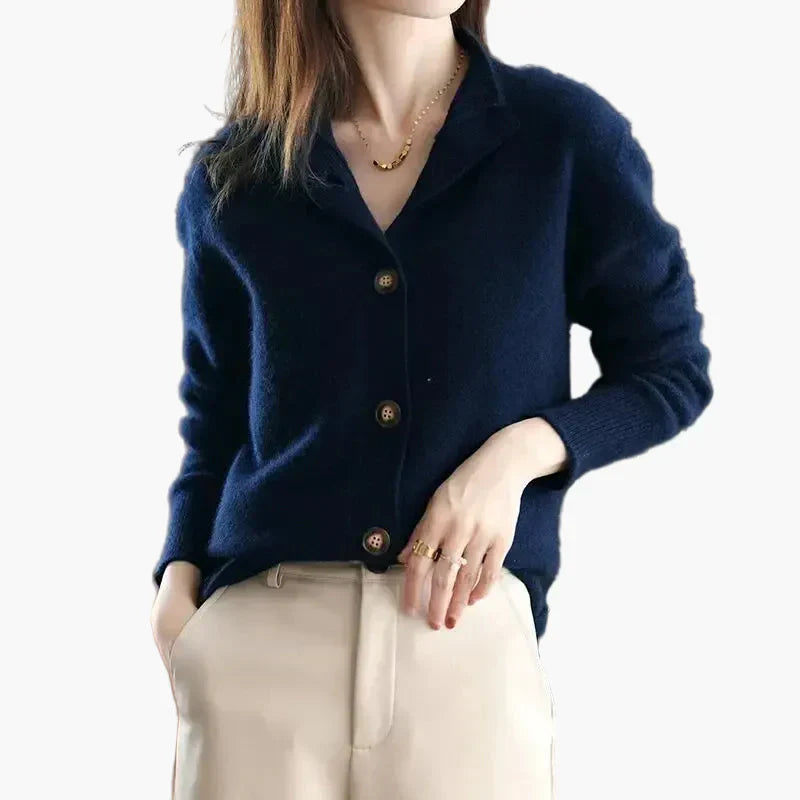 Stilvolle Strickjacke Büro Chic
