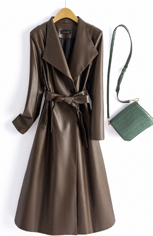 Elegante Lederjacke Damen Nachhaltig Eco-Friendly