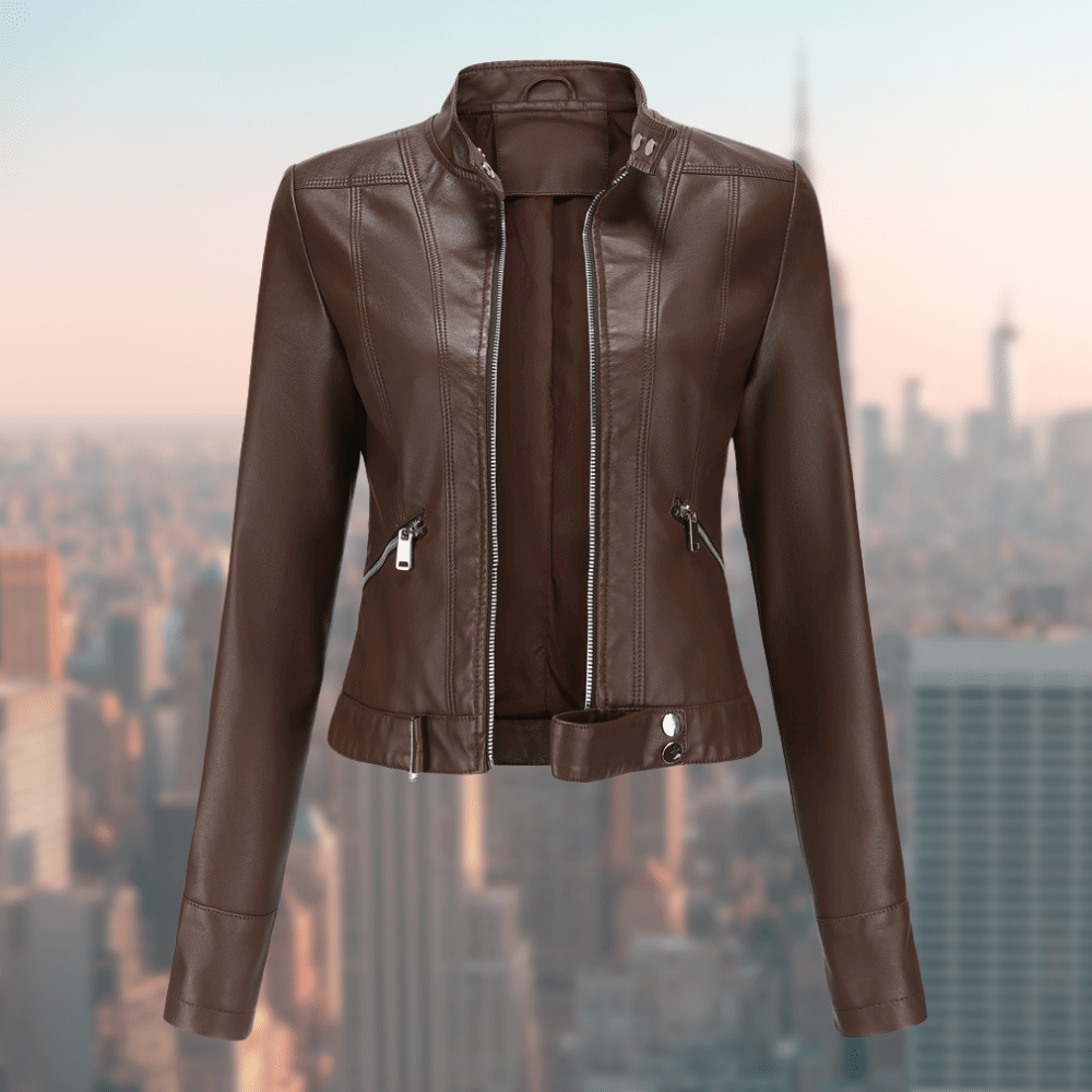 Elegante Lederjacke Damen Stilvoll und Robust
