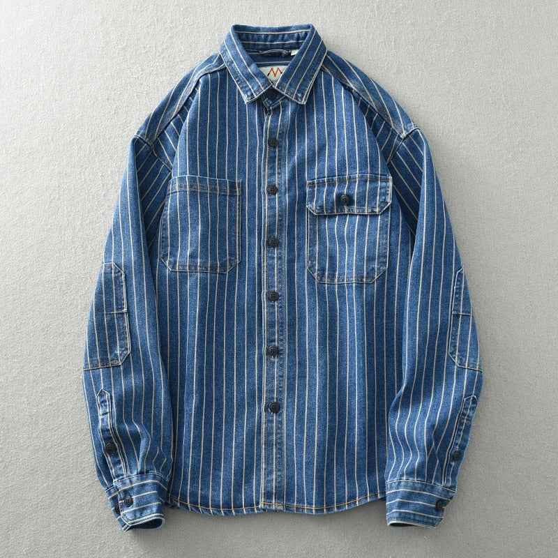 Herren Jeans Shirt Modern Style