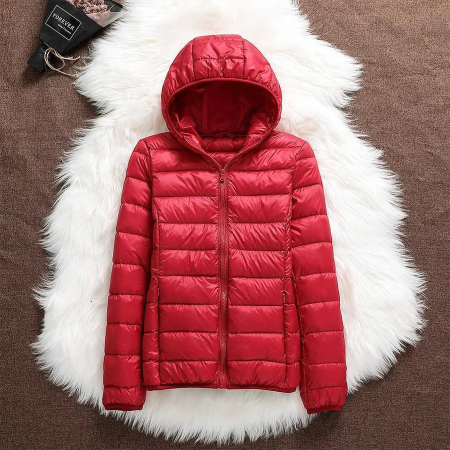 Wetterschutzjacke Damen Kuschel Warm