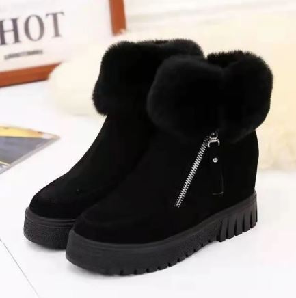Winterstiefel Pelzbesatz Damenschuhe
