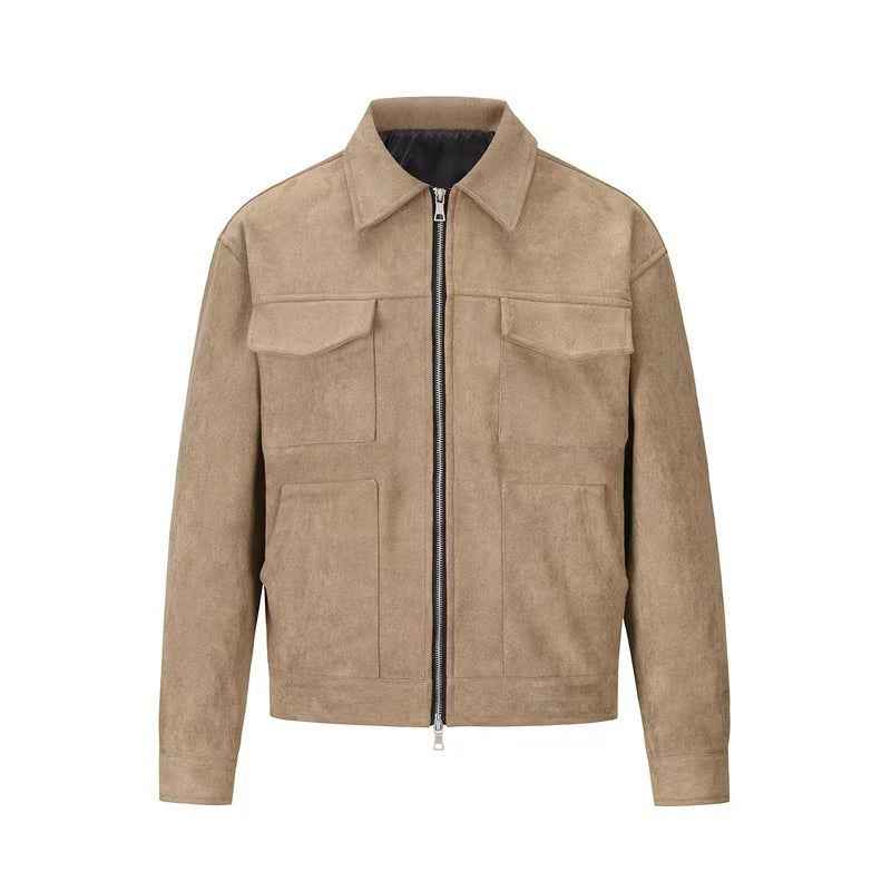 Herren Leder Bomberjacke Elegent