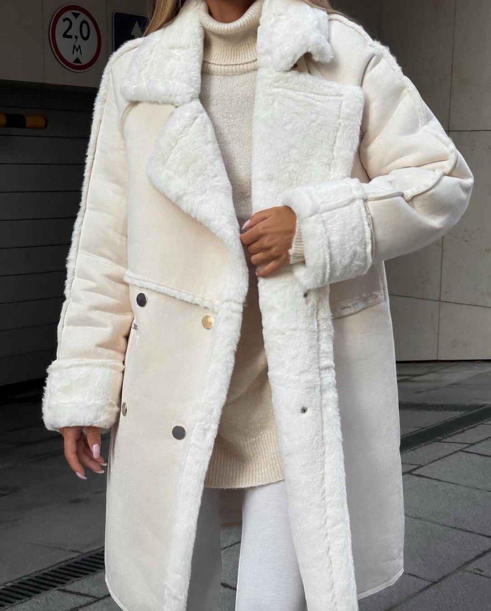 Lange Winterjacke Stepp-Style