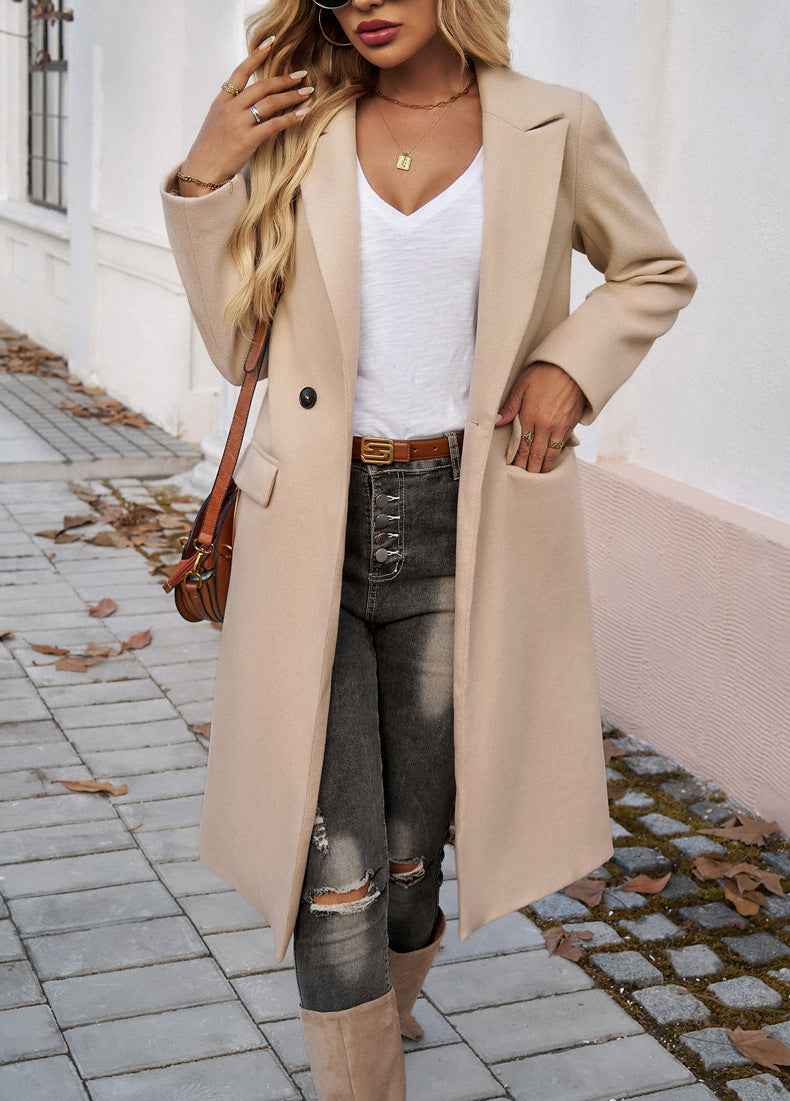 Oversize Trenchcoat Lang Mantel Elegant