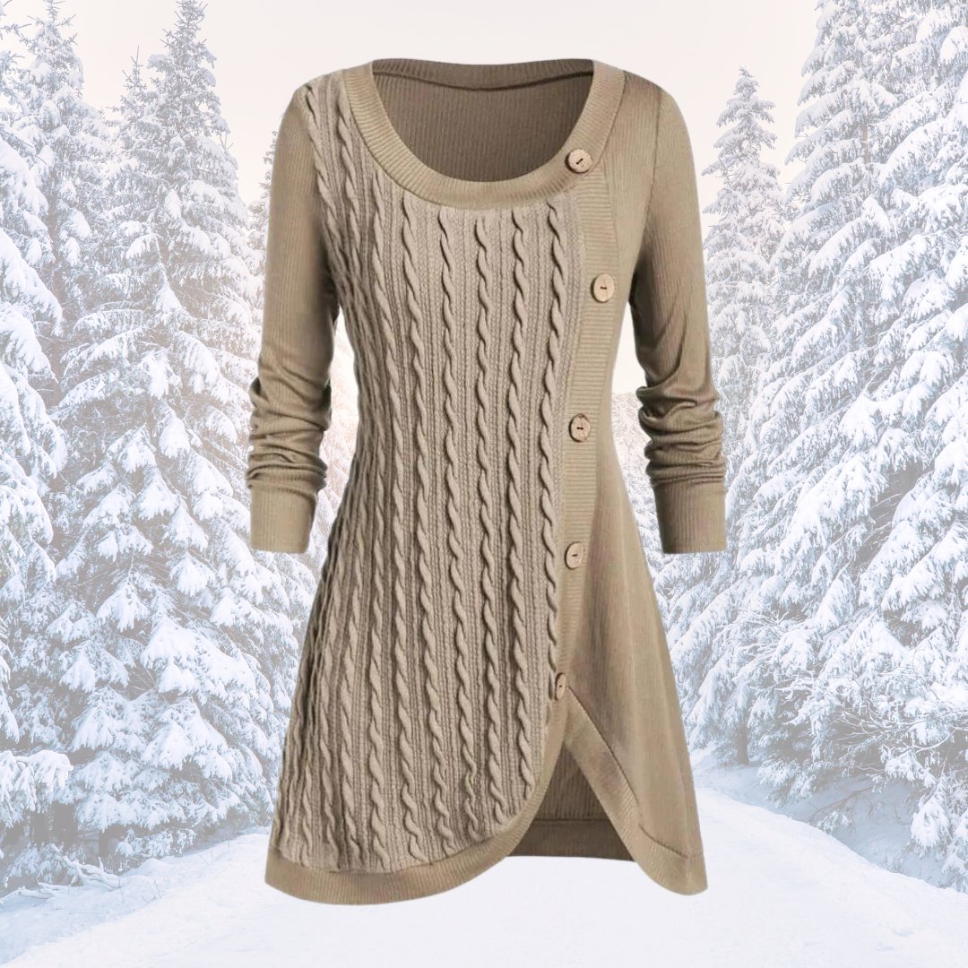 Elegantes Pulloverkleid Warm & Stilvoll