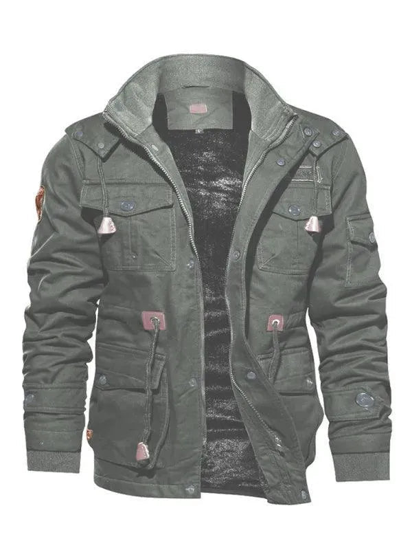 Bequeme Herrenjacke Warm Kapuzenjacke Winter