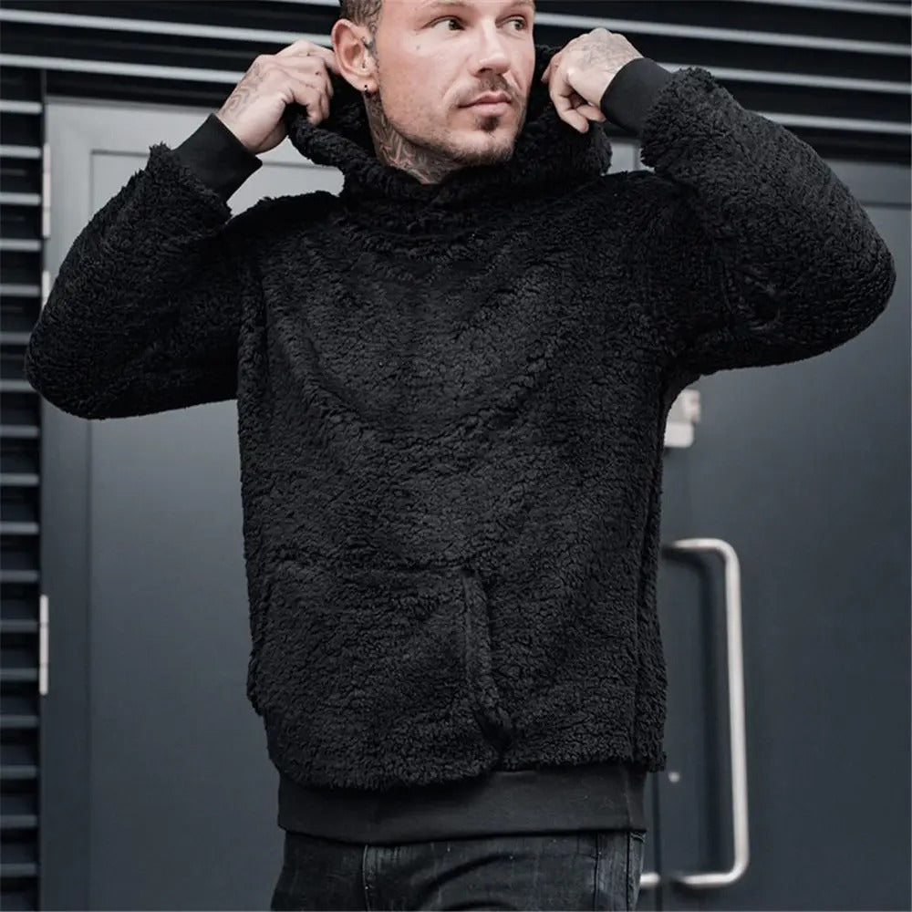 Stylische Herren-Hoodie Klassisch Teddy
