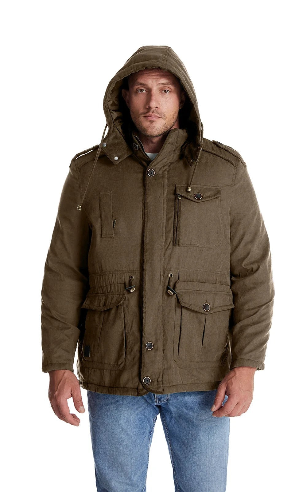Warme Winterjacke Damen Fleece-Innen fleece gefüttert