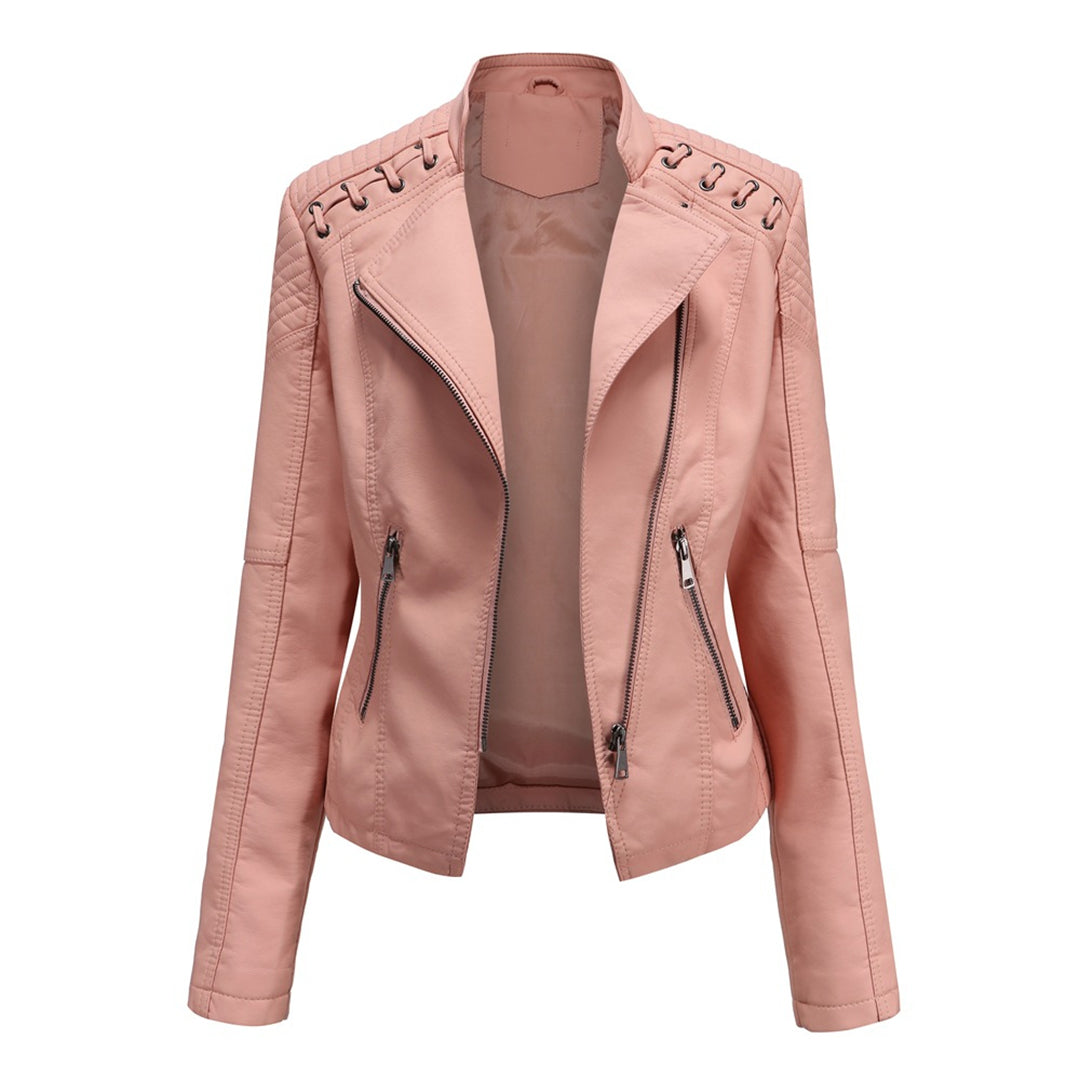 Elegante Lederjacke Damen Trendy
