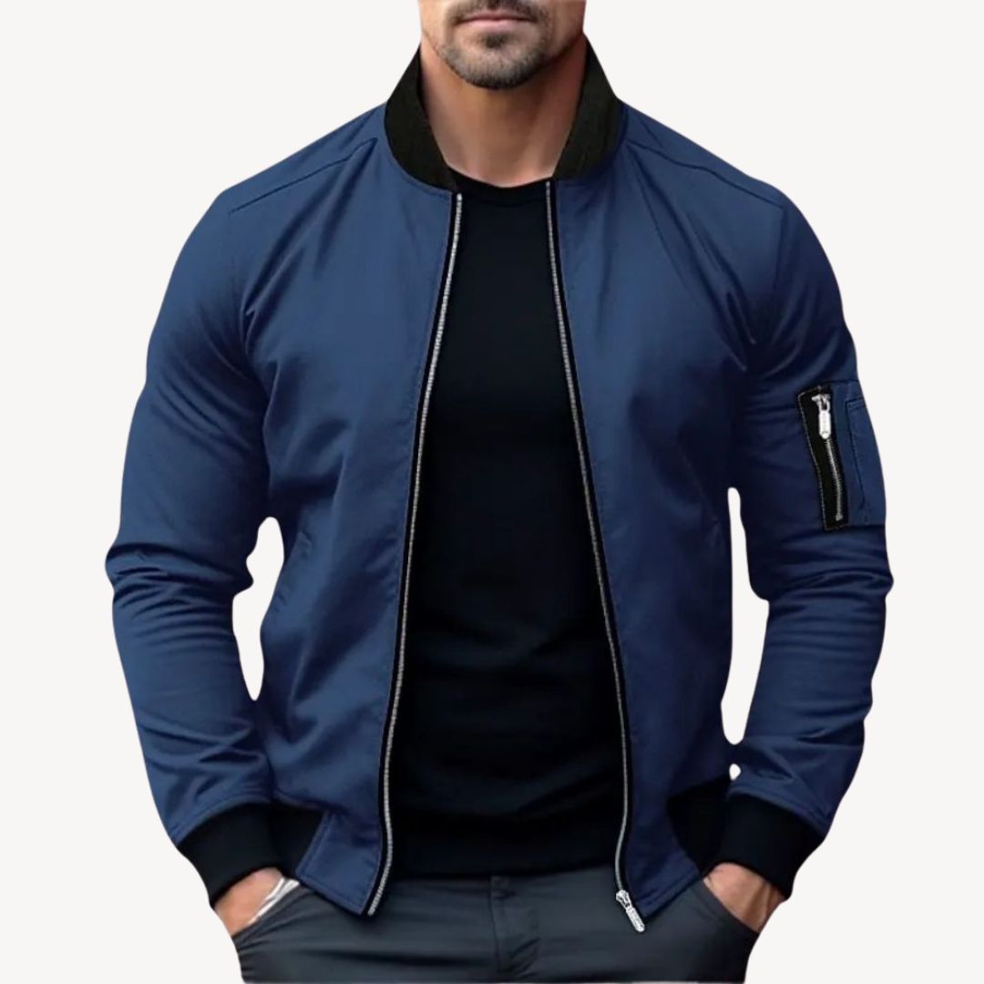 Herren Bomberjacke Klassisch Stylish Vielseitig