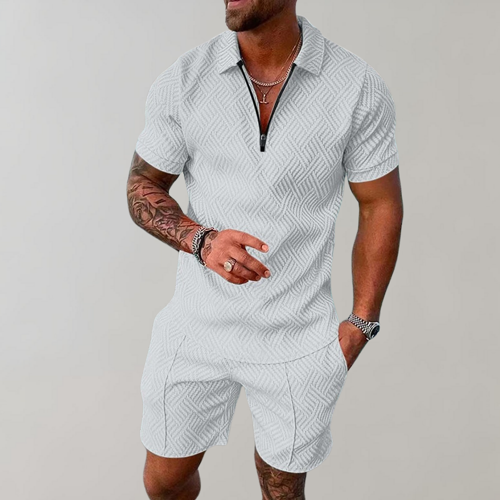 Herren Sport Set, 2-teilig Polo und Shorts