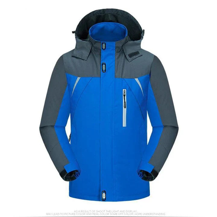 Herren Winterjacke Zweifarbig Modern