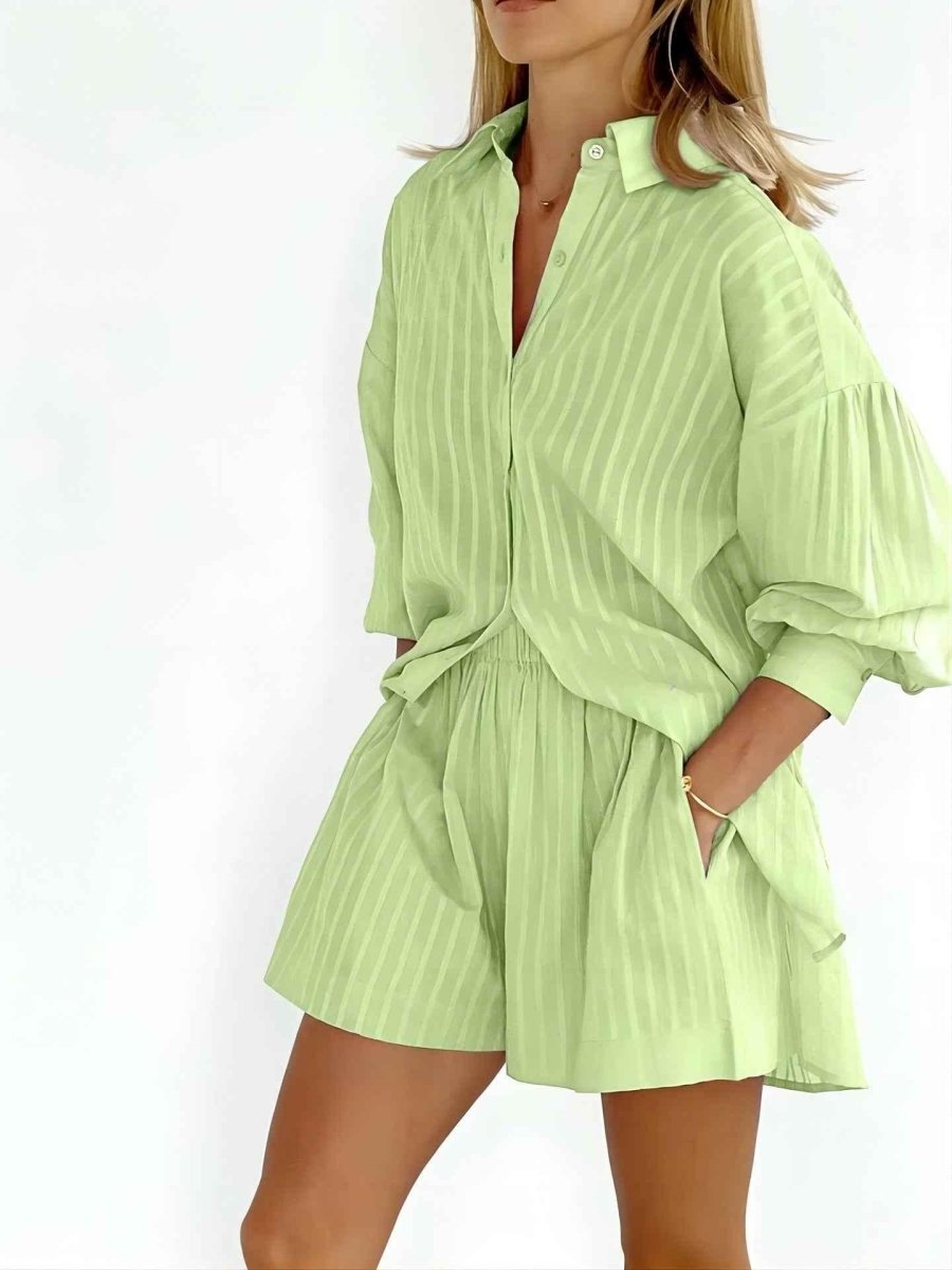 Sommerkleid Streifen Pastell Farben