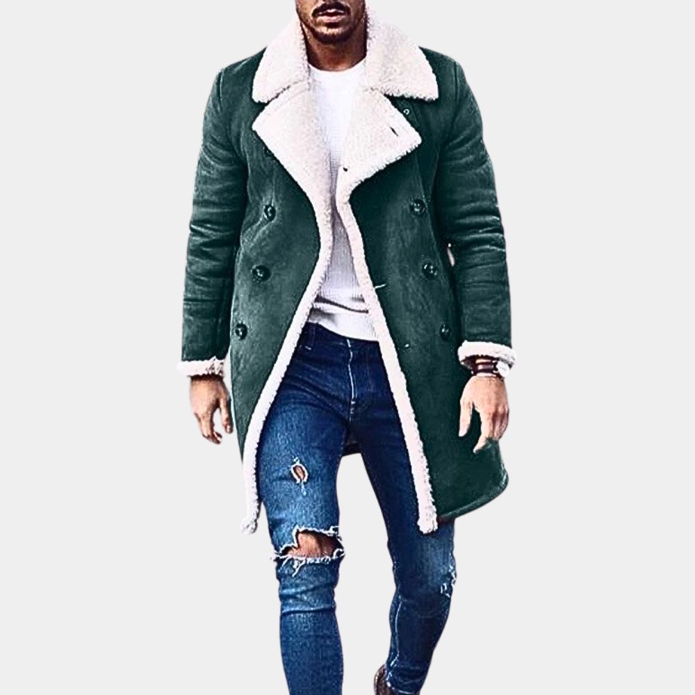 Stylisher Wintermantel Männer Elegant Warm