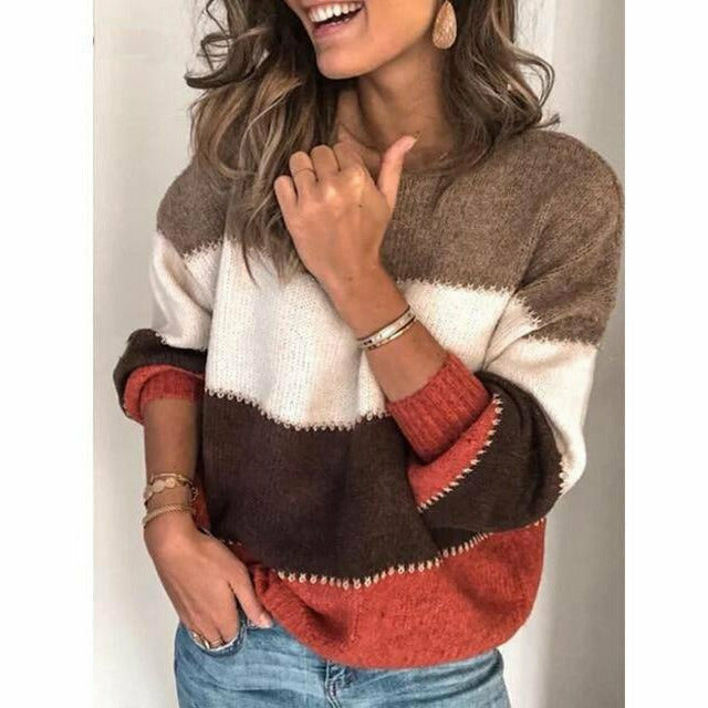 Weiche Frauenpullover O-Neck Bequem