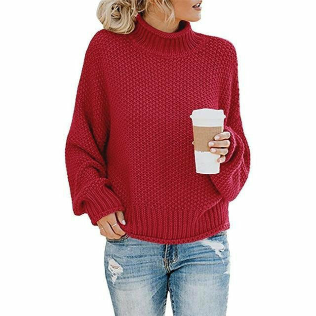 Lässiger Strickpullover Bequem Modern