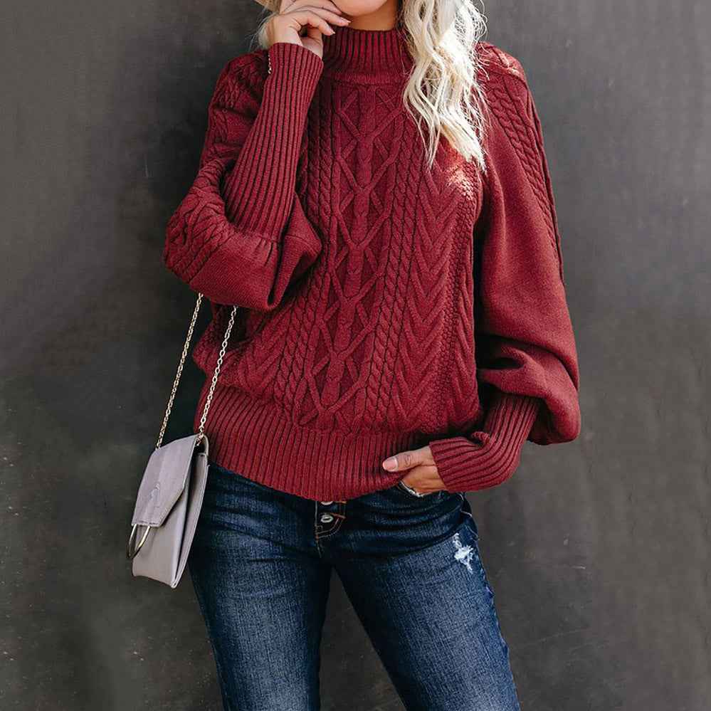 Slim Fit Rollkragenpullover Modern