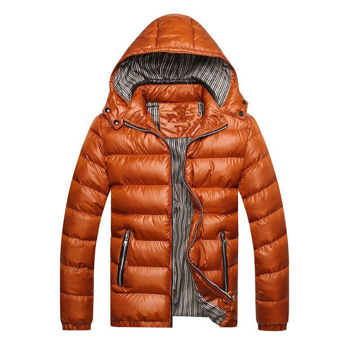 Wärme Wintermantel Steppjacke Isoliert