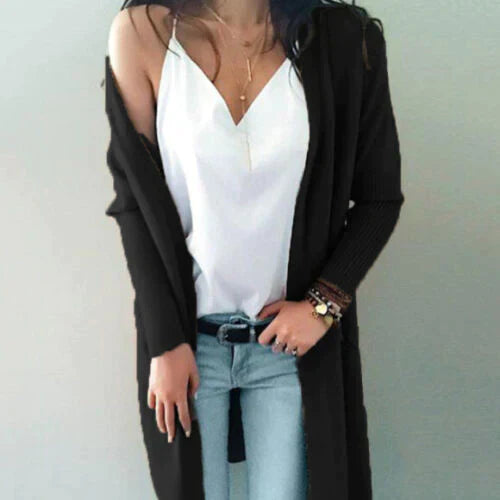 Weiche Damen Cardigans Lang