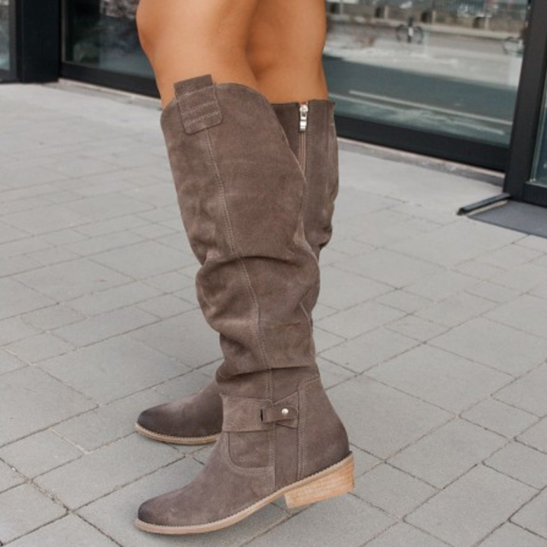 Elegante Damenstiefel Rutschfest Schwarz