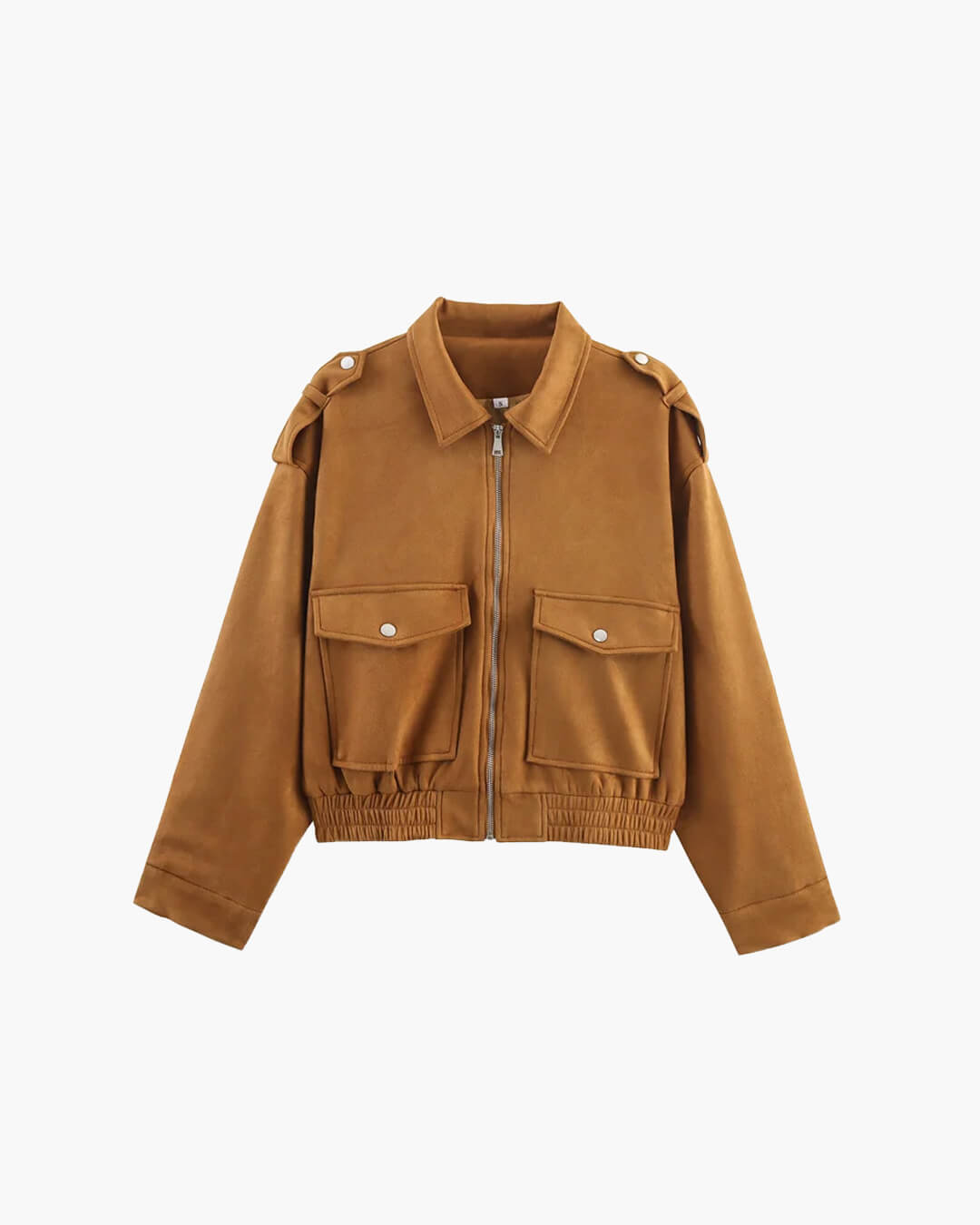 Leder-Pilotenjacke Echt Suede