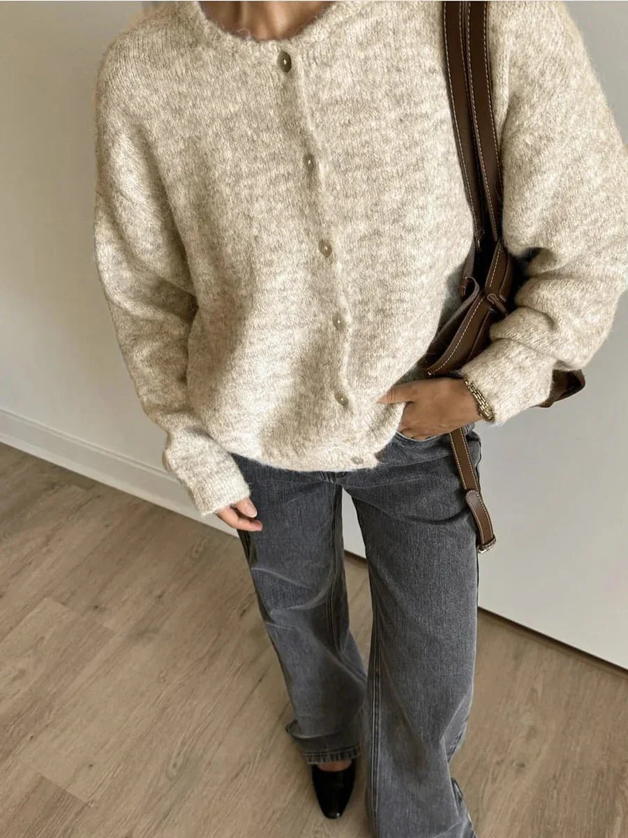 Klassische Strickjacke Retro Stil