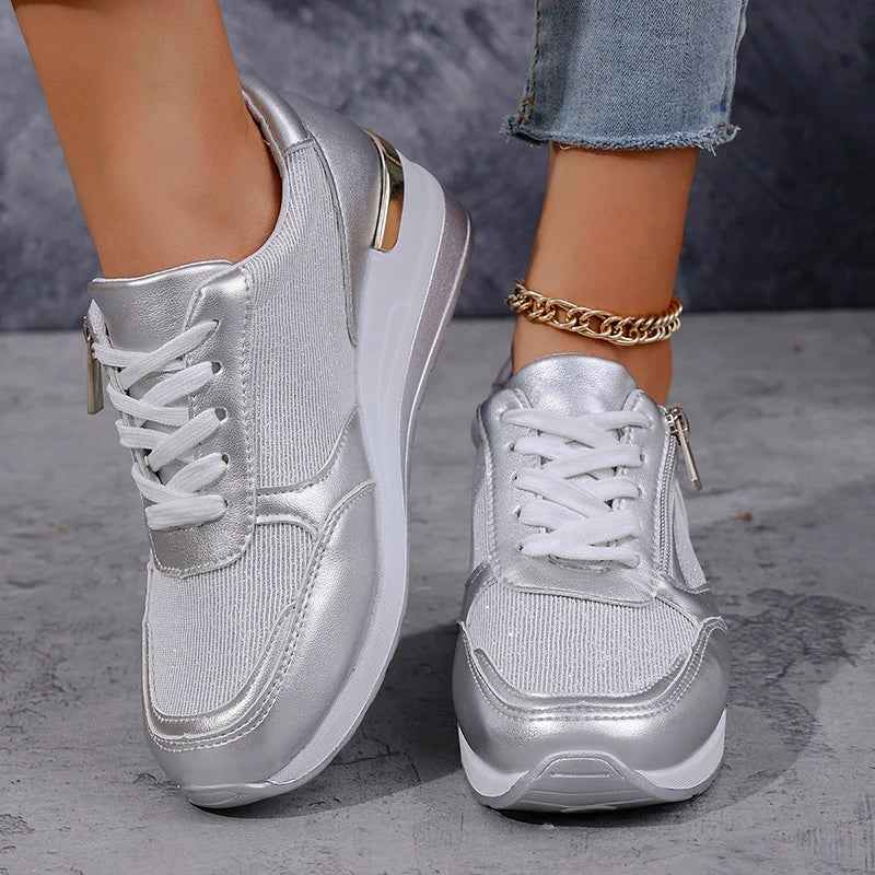 Damen Sneaker Hochplateau