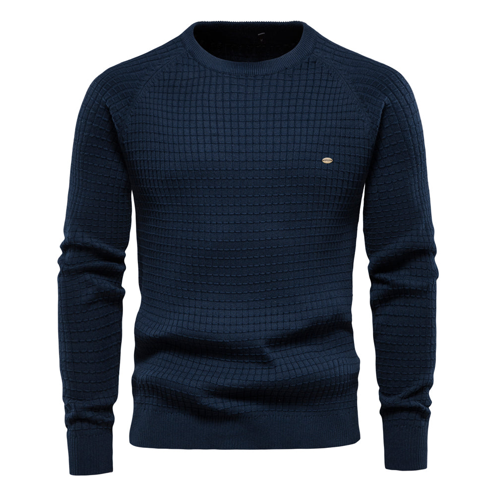 Bequemer Herren Pullover Weiches Baumwoll