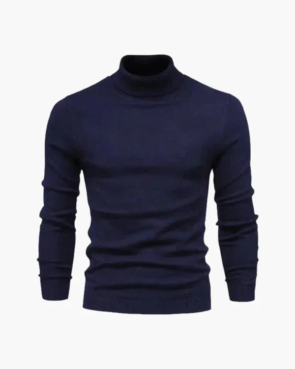 Herren Rollkragenpullover Slim Fit Qualität