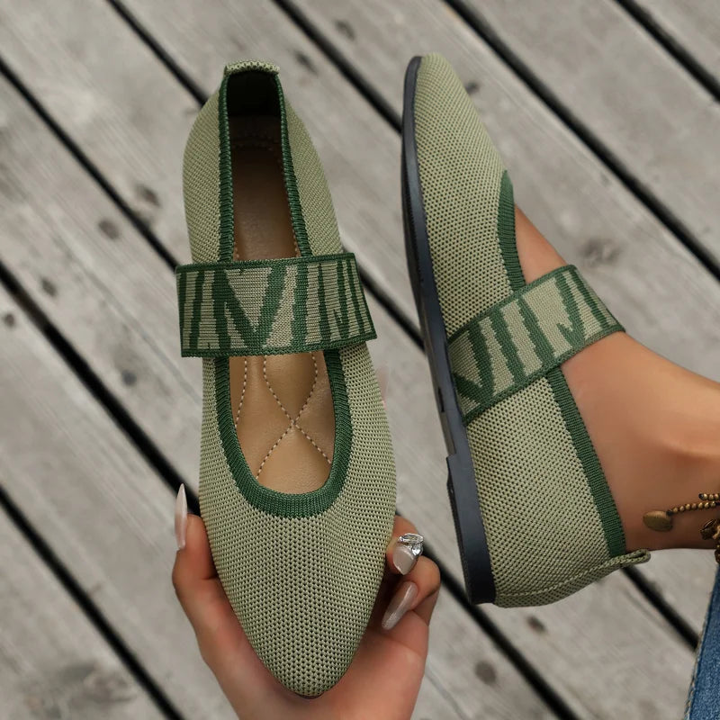 Damen Ballerinas Frühling Freizeitschuhe