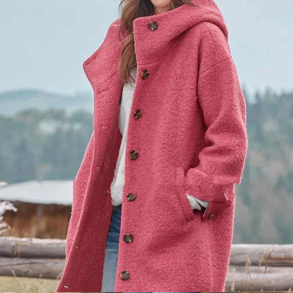 Warme Winterjacke Damen Elegant Plus Size