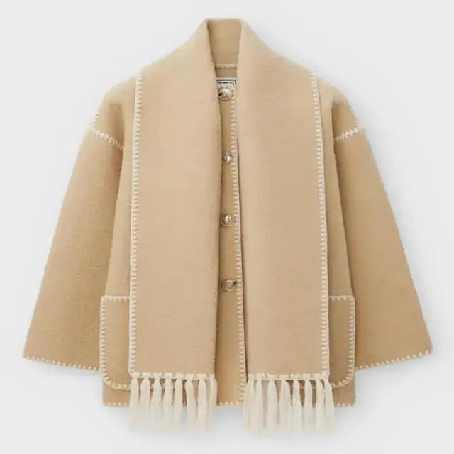 Elegante Damenjacke Schalkragen Stil