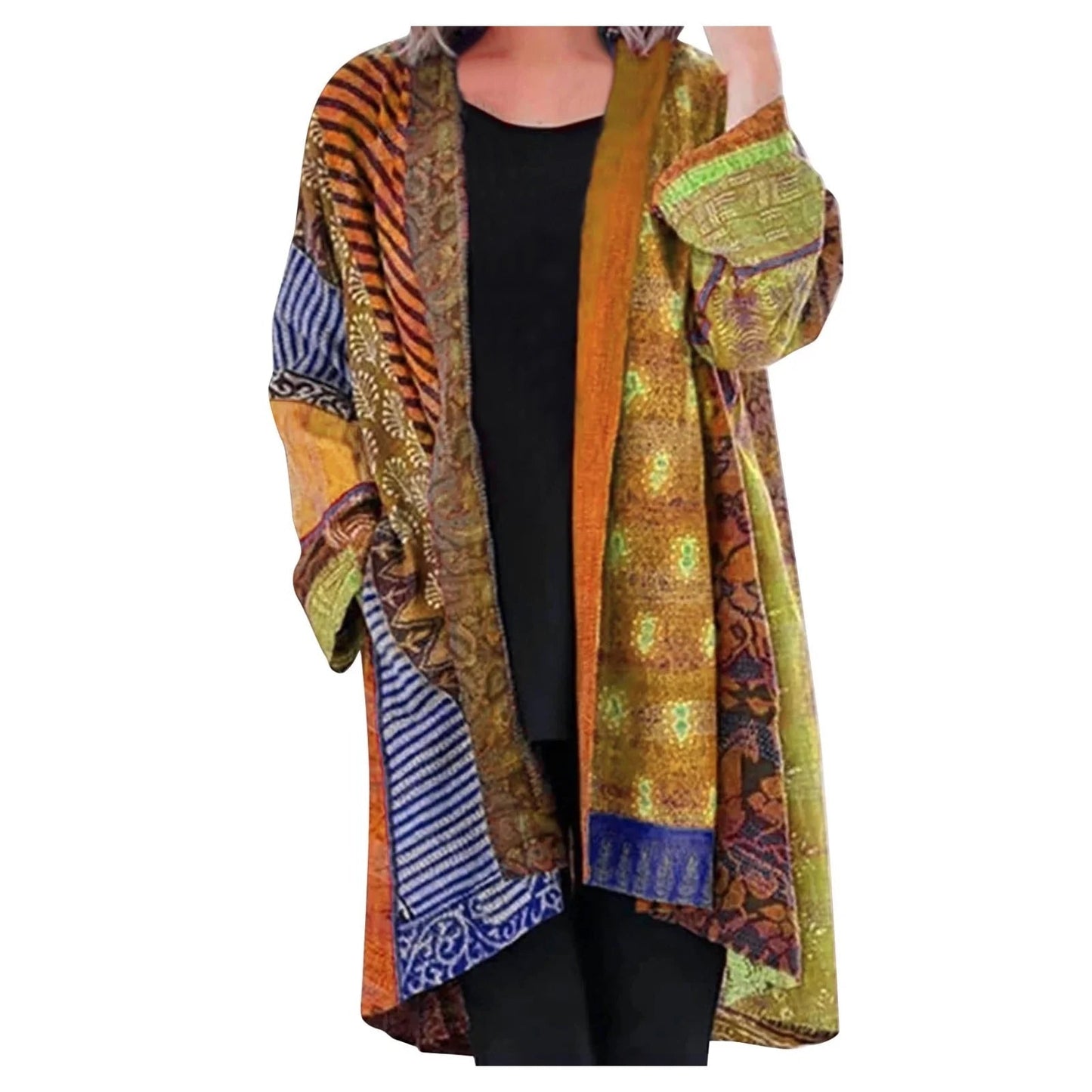 Elegante Damenpullover Lange Vintage Style