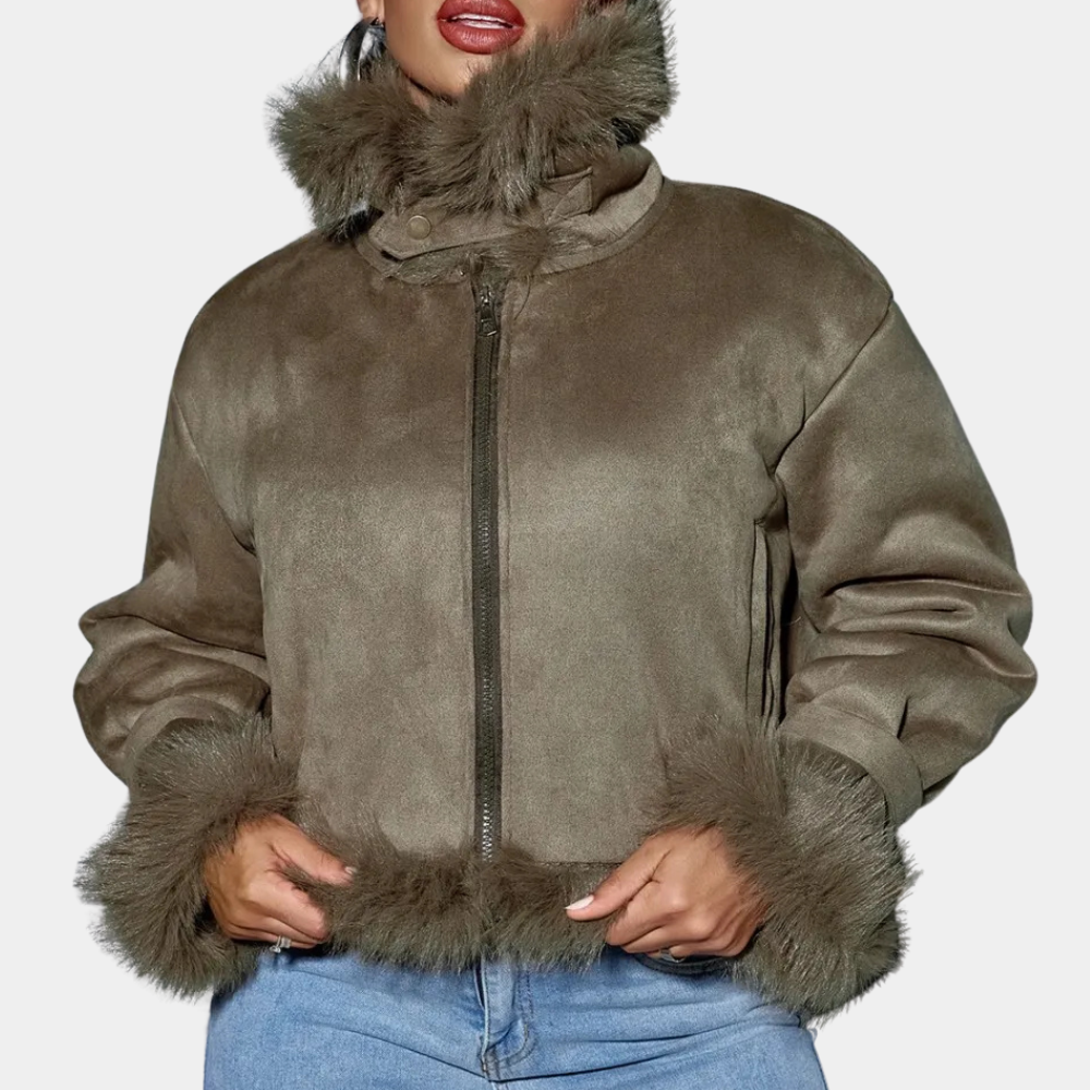 Elegante Damenwinterjacke Modern